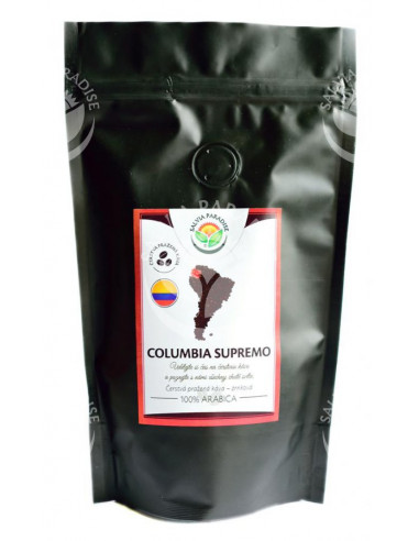 Káva Columbia Supremo  250g - 100% ARABICA - zrnková