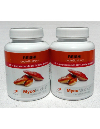 MycoMedica Reishi 50 % vysoká koncentrace 2 x 90 cps.