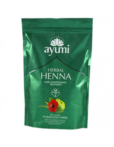 Henna NATURAL S BYLINAMI - na vlasy 500g, Ayumi