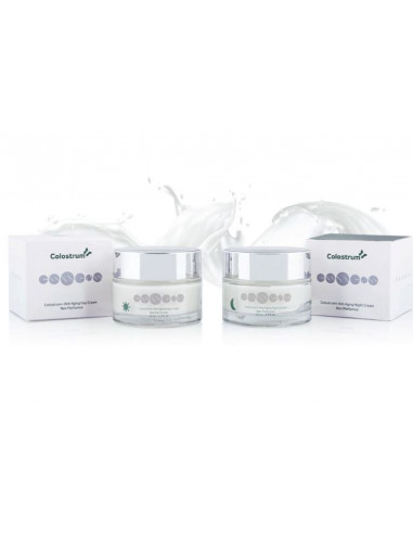 ESSENS Set Anti Aging denní + noční krém COLOSTRUM+  