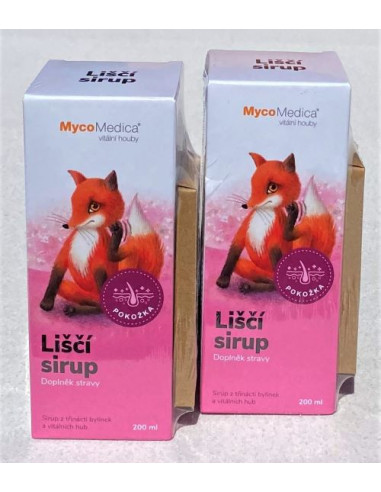 MycoMedica Liščí sirup 2 x 200 ml