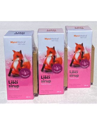 MycoMedica Liščí sirup 3 x 200 ml