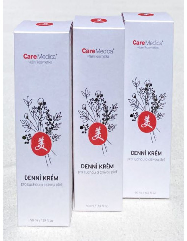 CareMedica 3 x  Denní krém pro suchou a citlivou pleť 50 ml