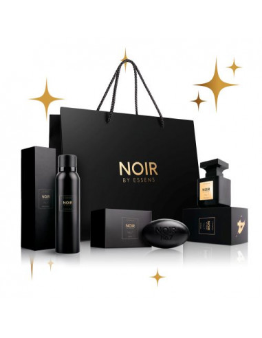 Essens Luxusní set NOIR č. 6 - parfém + deodorant + mýdlo