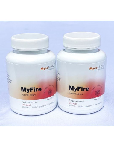 MycoMedica MyFire 2 x 90 kapslí