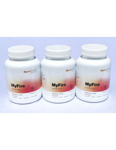 MycoMedica MyFire 3 x 90 kapslí