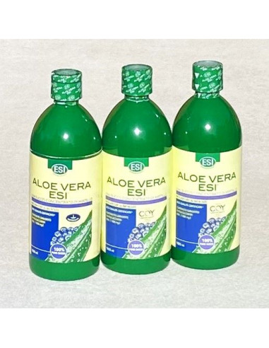 Esi Šťáva Aloe vera s borůvkami 3 x 1 l