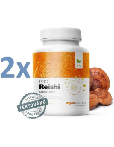 MycoMedica BIO Reishi PRO 2 x 90 kapslí