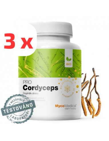 MycoMedica Cordyceps PRO 3 x 90 kapslí