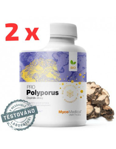 MycoMedica Polyporus PRO 2 x 90 kapslí 