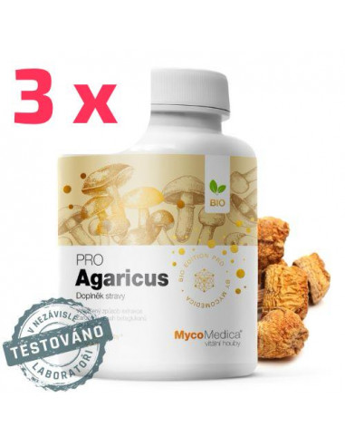 MycoMedica Agaricus PRO 3 x 90 kapslí